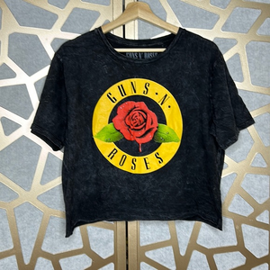 Vintage Inspired‎ Guns N' Roses Crop T Shirt